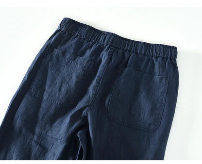 100% Linen Men's Pants