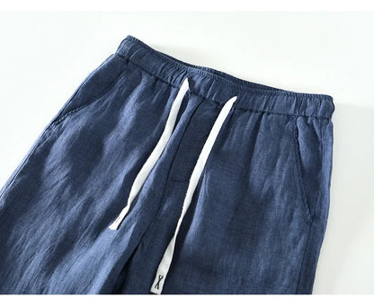 100% Linen Men's Pants