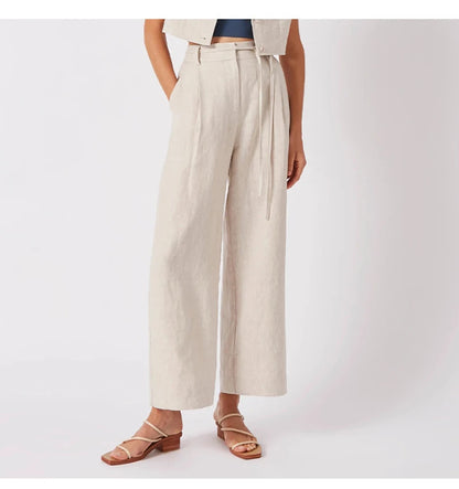 100% Linen Women's Pants