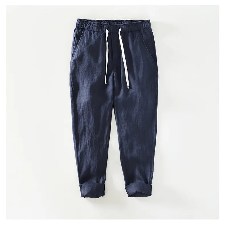 100% Linen Men's Pants