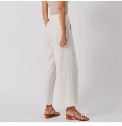 100% Linen Women's Pants