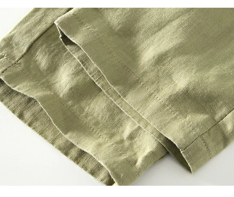 100% Linen Men's Pants