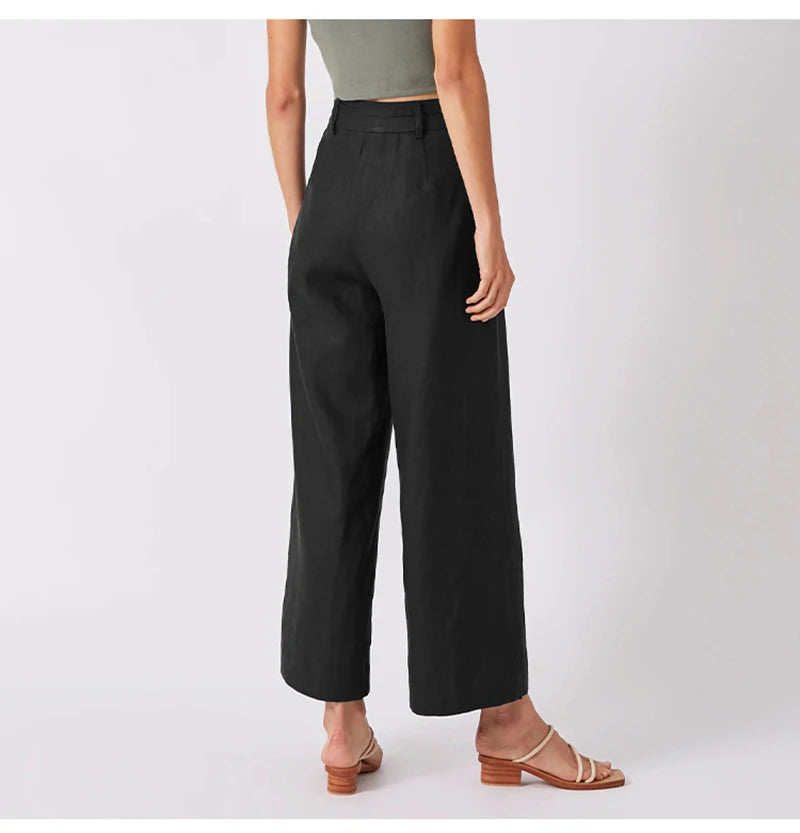 100% Linen Women's Pants