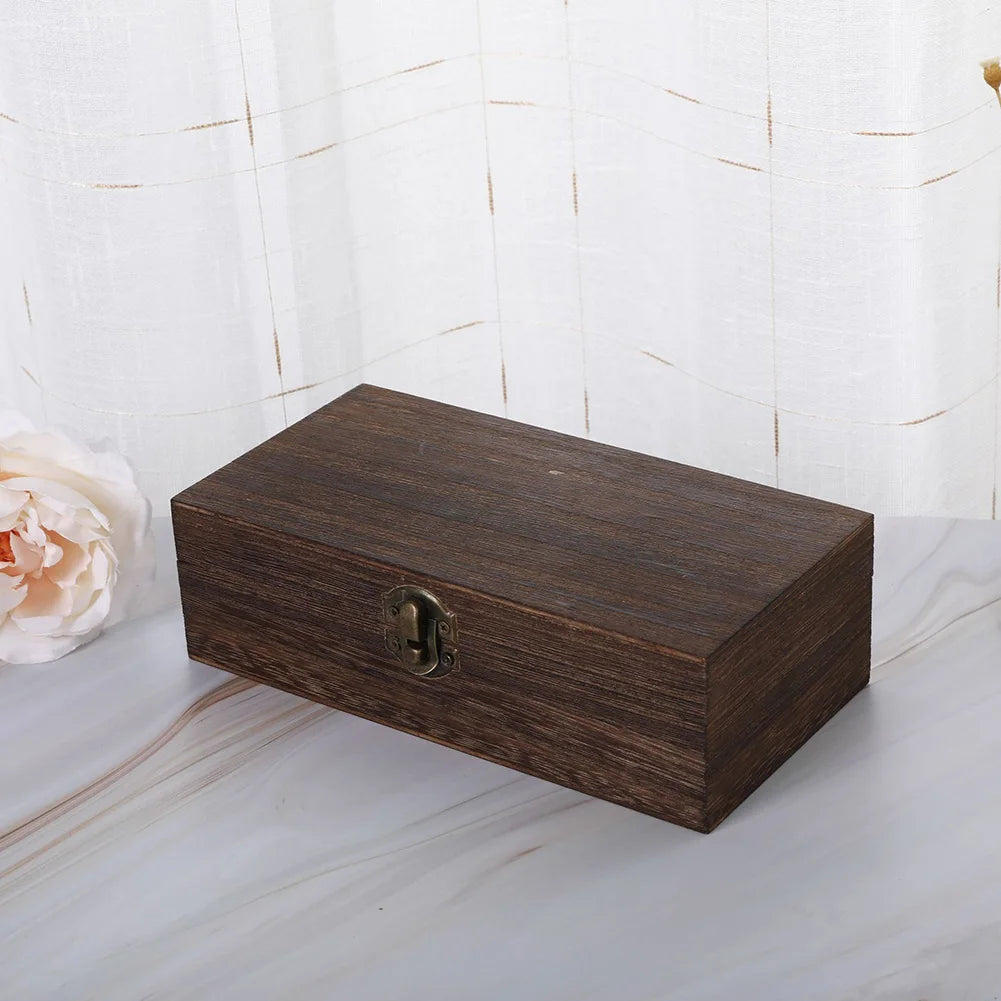 Rectangular Wooden Storage Gift Box