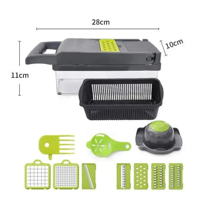 14/16 in 1 Multifunctional Vegetable Chopper Slicer Dicer