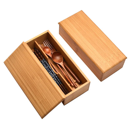 Bamboo Expandable Drawer Organizer for Utensils