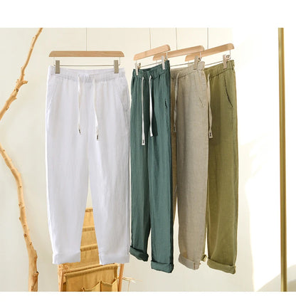 100% Linen Men's Pants