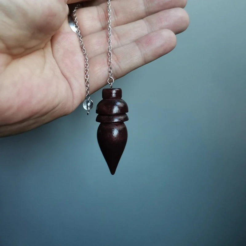 Natural Wooden Pendulum for Dowsing Reiki Egyptian  Spiritual Chakra Healing