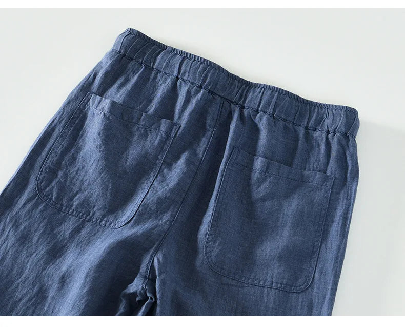 100% Linen Men's Pants