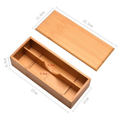 Bamboo Expandable Drawer Organizer for Utensils