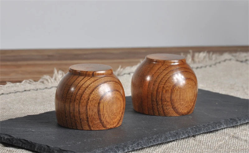 Handmade Natural Spruce Wood Cups