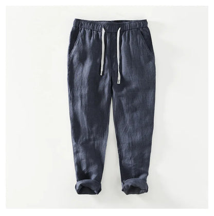 100% Linen Men's Pants