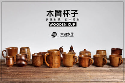 Handmade Natural Spruce Wood Cups