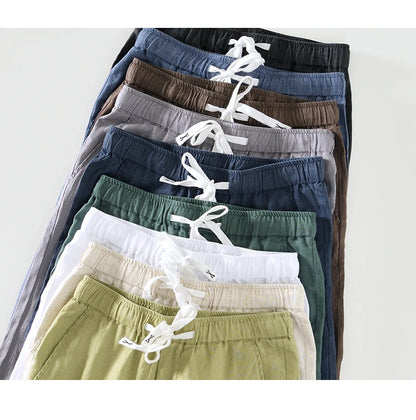 100% Linen Men's Pants