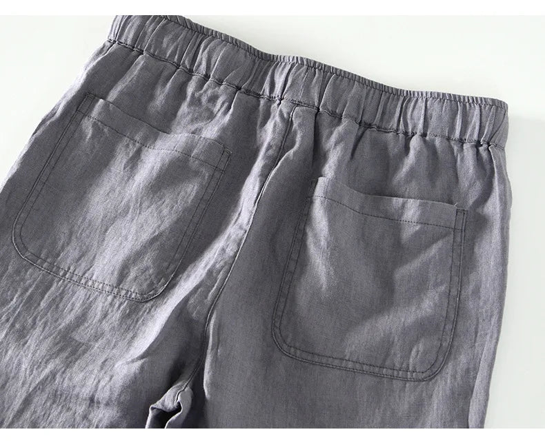 100% Linen Men's Pants