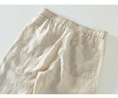 100% Linen Men's Pants