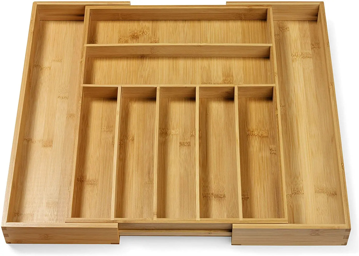 Bamboo Expandable Drawer Organizer for Utensils