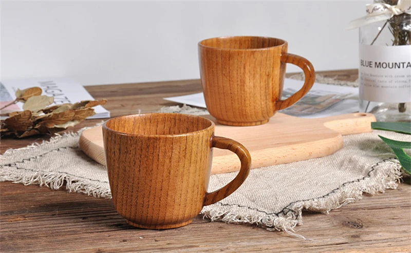 Handmade Natural Spruce Wood Cups