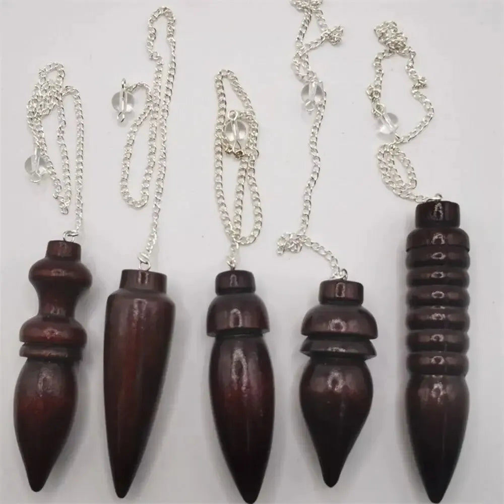 Natural Wooden Pendulum for Dowsing Reiki Egyptian  Spiritual Chakra Healing