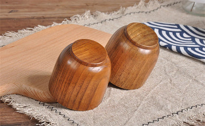 Handmade Natural Spruce Wood Cups