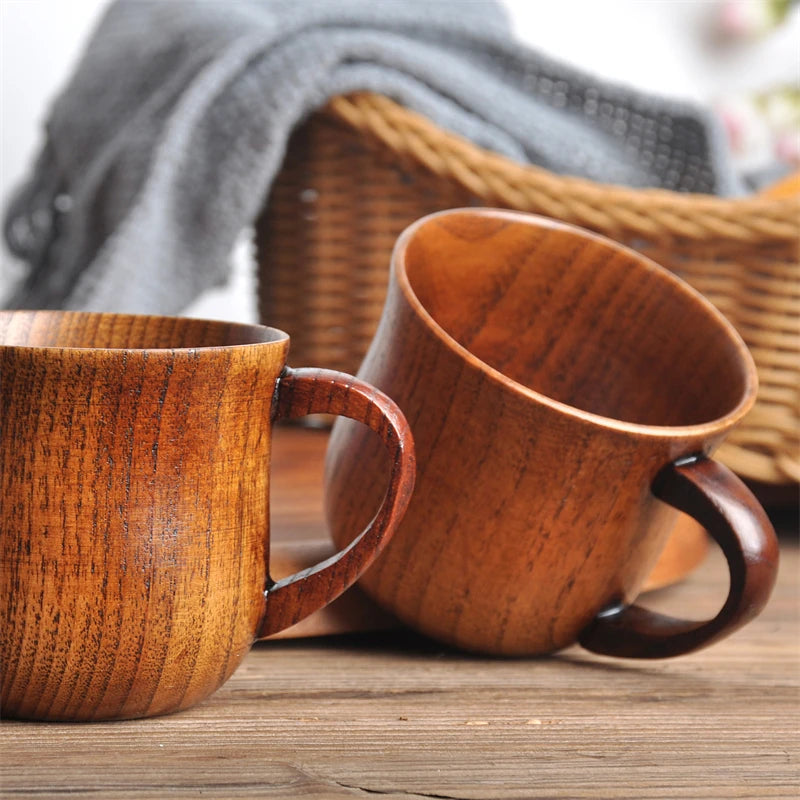 Handmade Natural Spruce Wood Cups