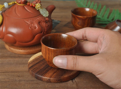 Handmade Natural Spruce Wood Cups