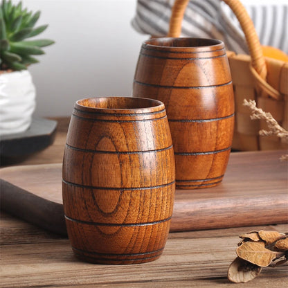 Handmade Natural Spruce Wood Cups