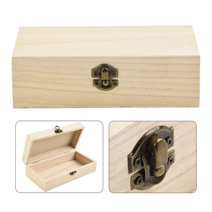 Rectangular Wooden Storage Gift Box