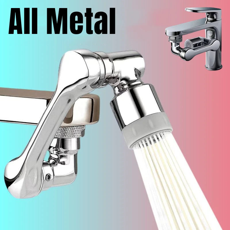 All Metal 1080° Rotation Faucet Sprayer Head Washbasin Faucet Extender