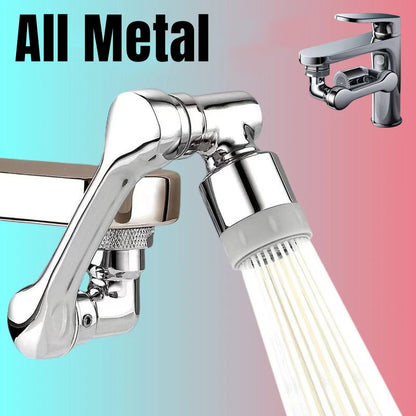 All Metal 1080° Rotation Faucet Sprayer Head Washbasin Faucet Extender