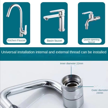 1080 Universal Rotation Faucet Extender