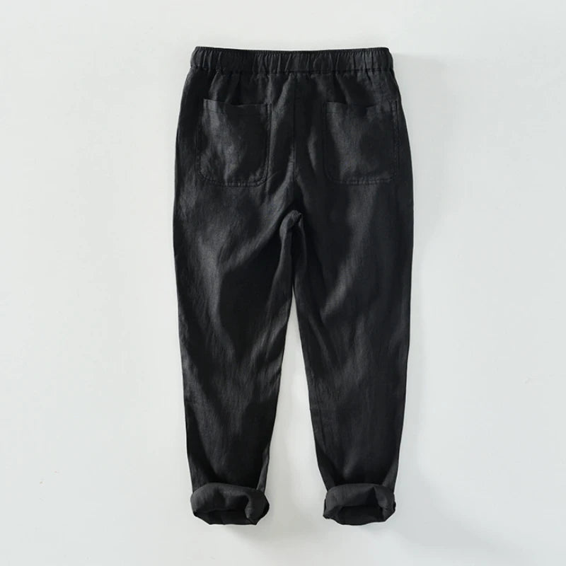 100% Linen Men's Pants