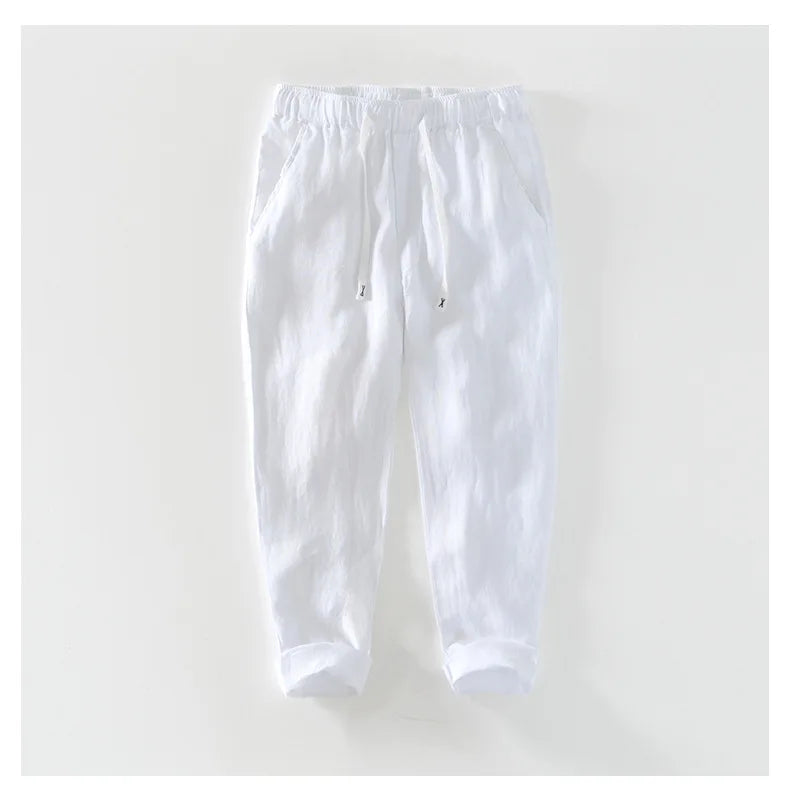 100% Linen Men's Pants