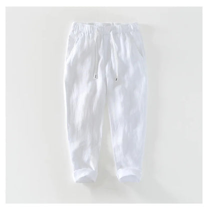 100% Linen Men's Pants