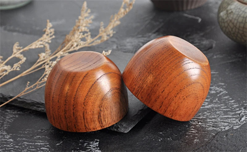 Handmade Natural Spruce Wood Cups