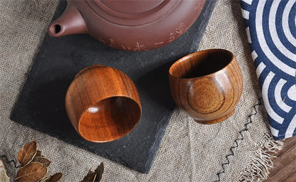 Handmade Natural Spruce Wood Cups