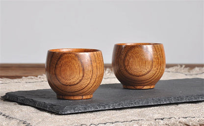 Handmade Natural Spruce Wood Cups