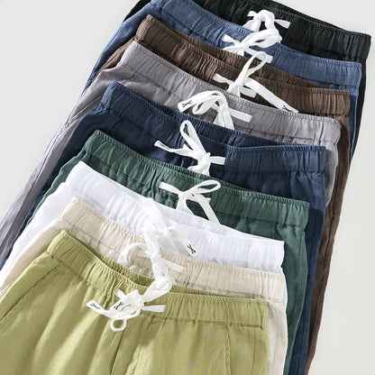 100% Linen Men's Pants